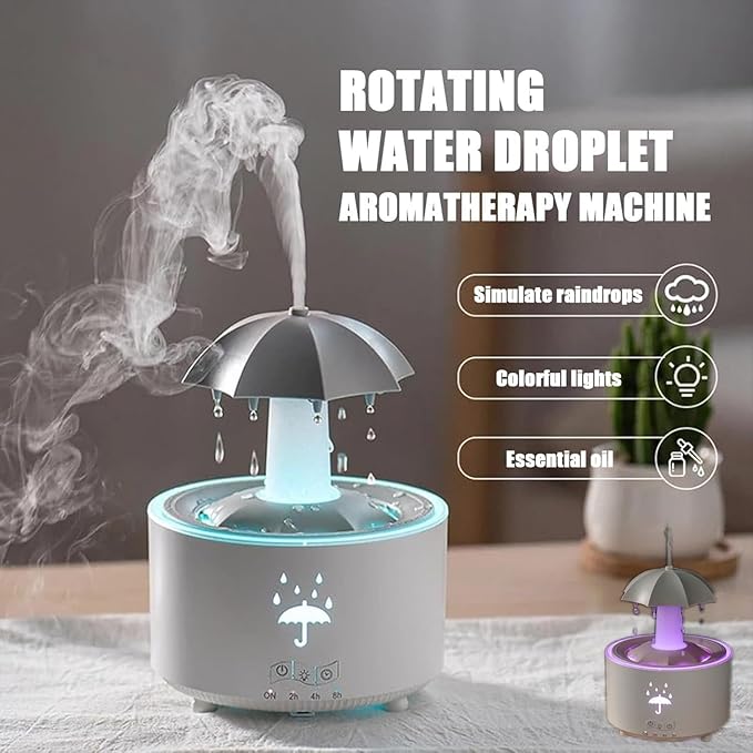 Umbrella Rain Mist Humidifier - Fresh & Relaxing Air